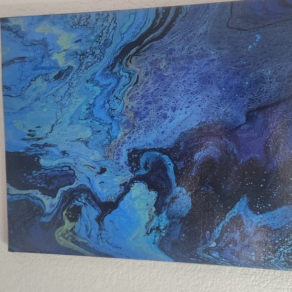 Abstract painting - cosmic flow - Picture 2 of 3